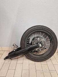 forcelle+ ruota posteriore aprilia sx 125 2024