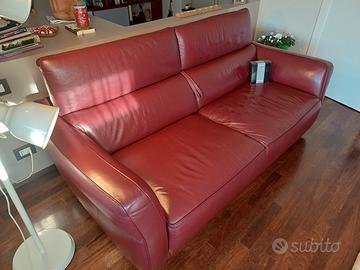 Divano letto matrimoniale pelle Natuzzi