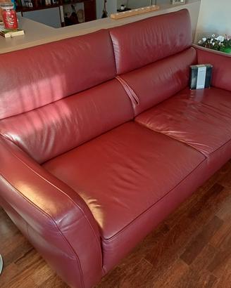 Divano letto matrimoniale pelle Natuzzi