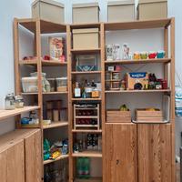 Struttura angolare in legno massello