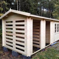 CASETTA DI LEGNO HOKKAIDO2 570x270x239h 3 locali