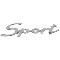 Scritta Emblema Targhetta auto Fiat Sport