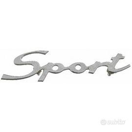 Scritta Emblema Targhetta auto Fiat Sport