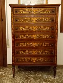 Settimanale (Settimino) stile Luigi XVI – Intarsio