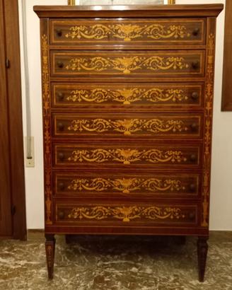 Settimanale (Settimino) stile Luigi XVI – Intarsio