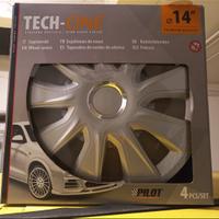 Set 4 borchie ruota  copri cerchi calotte 14