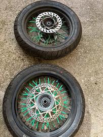 Cerchi Motard Gommati 50cc