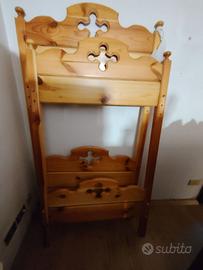 Letto a castello in pino