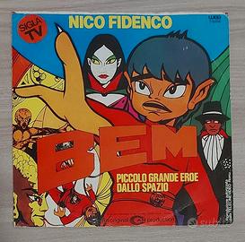 Disco 45 giri cartoni animati Bem il mostro umano