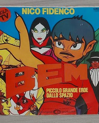 Disco 45 giri cartoni animati Bem il mostro umano