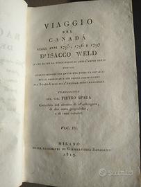 VIAGGIO nel CANADA-Sonzogno-1819