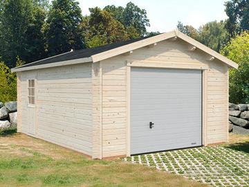 GARAGE DI LEGNO DANUBE 410x530X281  cm spess. 44mm