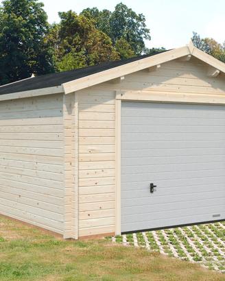 GARAGE DI LEGNO DANUBE 410x530X281  cm spess. 44mm
