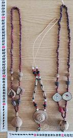 3 collane dal Brasile fatte a mano