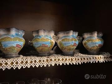 Set 4 Brocche Artigianali "Monte Generoso"