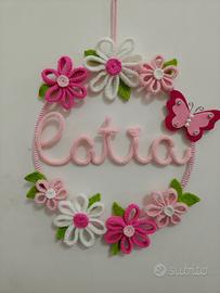 fiocco nascita personalizzato 