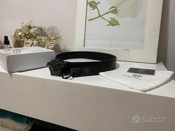 Cintura Verscace uomo Nera