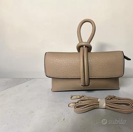 Borsa elegante beige da donna con tracolla – nuova
