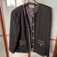 Giacca bougle’ nero modello chanel