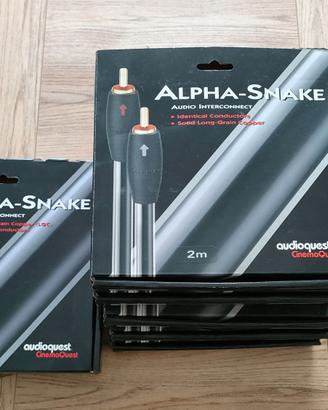 Lotto 7 Confezioni Cavi Audioquest Alpha Snake