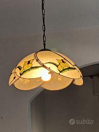 lampadario stile Tiffany vintage