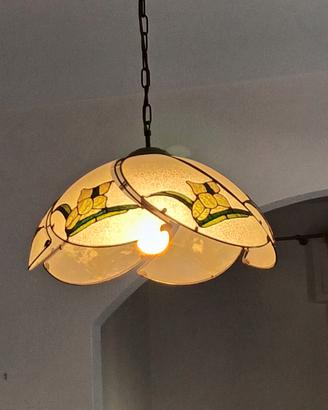 lampadario stile Tiffany vintage