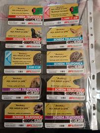 Schede telefoniche animali 