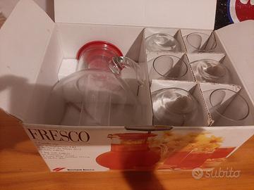 set caraffa e bicchieri