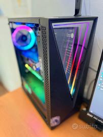 PC GAMING + MONITOR CURVO + ACCESSORI