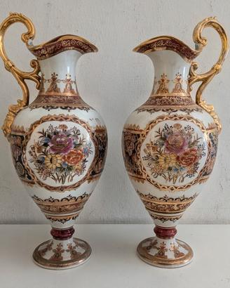 Coppia di Vasi Anfora / Anforette in Ceramica