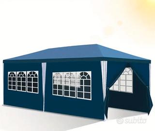 Tenda da Festa Blu Impermeabile 3x6m