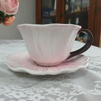 set tazza & piatto in ceramica 