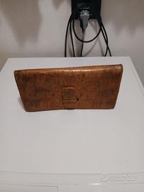 Pochette in pelle di pitone