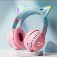 Cuffie gatto a Led Multicolore