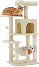 Feandrea Albero per Gatti, 112 cm, 4 Pali