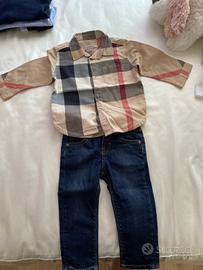 Completo burberry nuovo