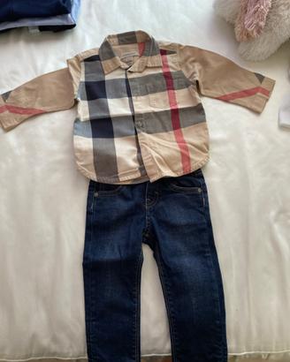 Completo burberry nuovo