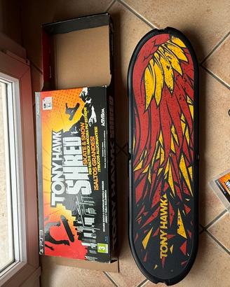 Skateboard Tony Hawk +gioco per PS3 ottime condizi