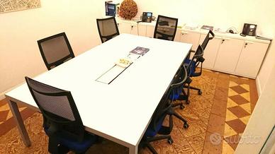 Tavolo PRO Riunione Ufficio L240 x P140 e 6 Sedie