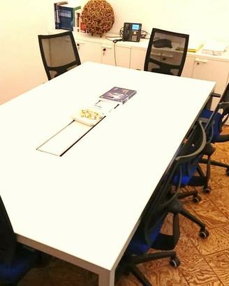 Tavolo PRO Riunione Ufficio L240 x P140 e 6 Sedie