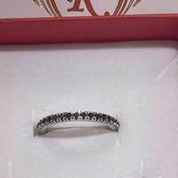 Anello infinity oro  bianco 18 kt (750%)