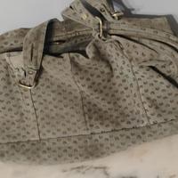 Borsa Vintage in Pelle Scamosciata