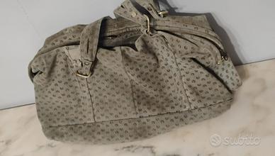 Borsa Vintage in Pelle Scamosciata