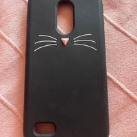 Cover per Lg k 10 gatto nero