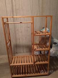 scaffale in legno 