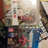 Fifa10 e faircry4 limited edition per ps4