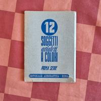 SET CARTOLINE Aviatori a Colori Prima Serie 