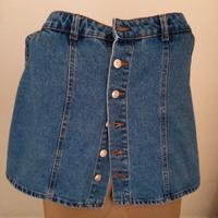 minigonna jeans 