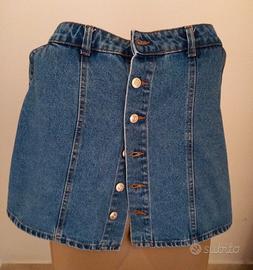 minigonna jeans 