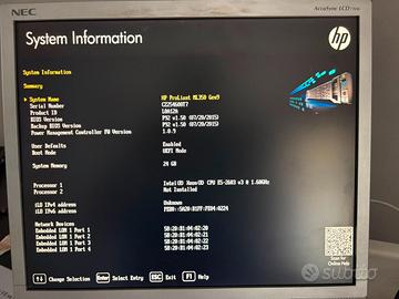 Server HP Proliant ML 350 Gen 9 - Xeon - 24Gb RAM